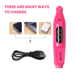 Nail Lamp Kit with High-Speed Drill for Salon Manicure
