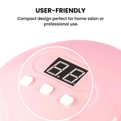 Nail Lamp Kit with High-Speed Drill for Salon Manicure