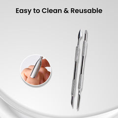 Nail Polish Remover Tool & Cuticle Scraper for Manicure