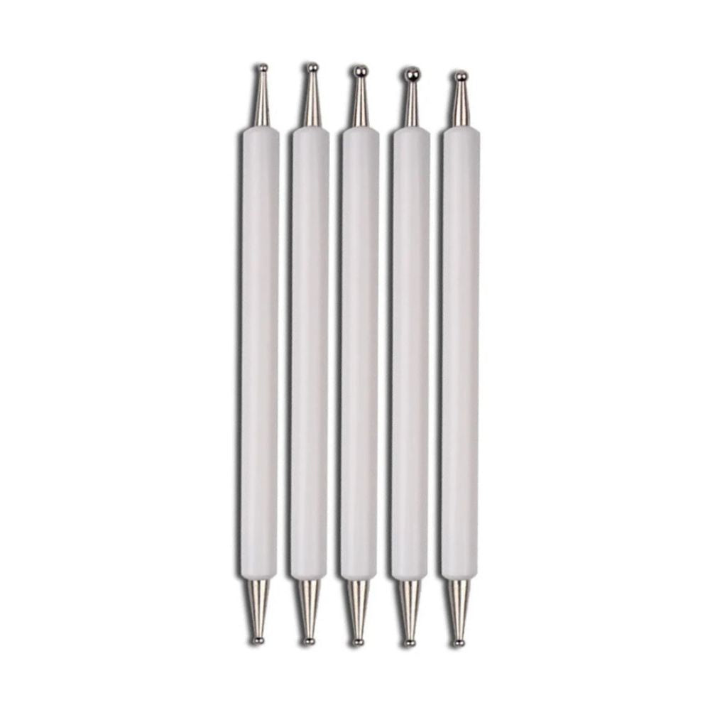 Nail Art Dotting Tools 5-Pack – 10 Sizes for Marble & Dots