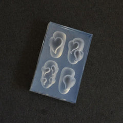 Nail Art Mold 3D Heart Skirt Lace Silicone Template
