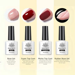 Nail Gel Kit UV LED Soak Off – Base, Top & Reinforce 10ml