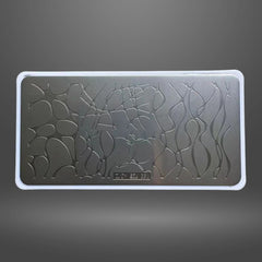 Nail Stamping Plate – Cute Pets & Ripple Pattern Template