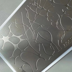 Nail Stamping Plate – Cute Pets & Ripple Pattern Template