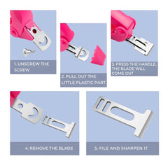 Nail Tip Cutter for Acrylic Nails – U Shape Edge Trimmer