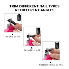 Nail Tip Cutter for Acrylic Nails – U Shape Edge Trimmer