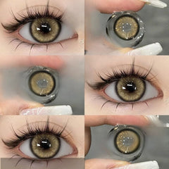 Natural Brown, Gray & Blue Fashion Contact Lenses