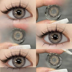 Natural Brown, Gray & Blue Fashion Contact Lenses