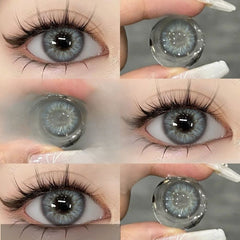 Natural Brown, Gray & Blue Fashion Contact Lenses