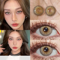 Natural Brown, Gray & Blue Fashion Contact Lenses
