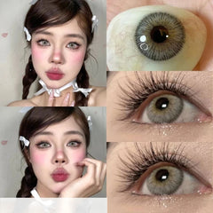 Natural Brown, Gray & Blue Fashion Contact Lenses