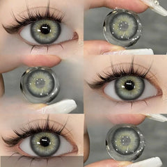 Natural Brown, Gray & Blue Fashion Contact Lenses