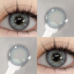 Natural Brown, Gray & Blue Fashion Contact Lenses
