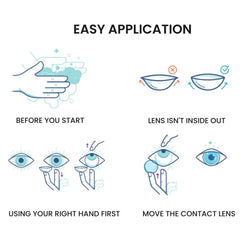 Natural & Vibrant Colored Contact Lenses Pair
