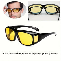 Night Vision Anti-Glare Driving Glasses for Men & Women