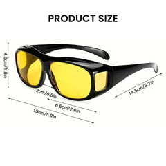Night Vision Anti-Glare Driving Glasses for Men & Women