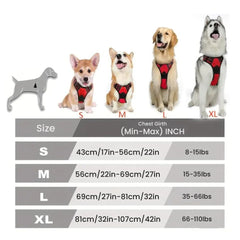 No-Pull Reflective Dog Harness for Large Dogs