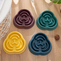 Non-Slip Slow Feeder Pet Bowl — Silicone Maze