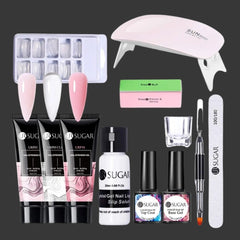 Nail Extension Builder Gel Kit — Pro Builder & Tips