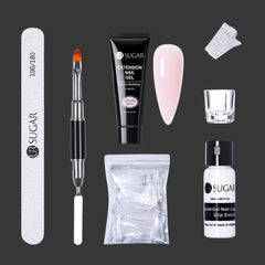 Nail Extension Builder Gel Kit — Pro Builder & Tips