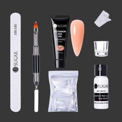 Nail Extension Builder Gel Kit — Pro Builder & Tips