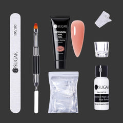 Nail Extension Builder Gel Kit — Pro Builder & Tips