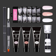 Nail Extension Builder Gel Kit — Pro Builder & Tips