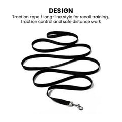 Nylon Long Dog Training Leash — 6m / 10m (2.5cm)