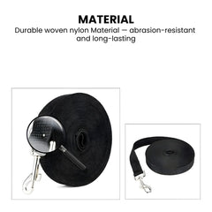 Nylon Long Dog Training Leash — 6m / 10m (2.5cm)