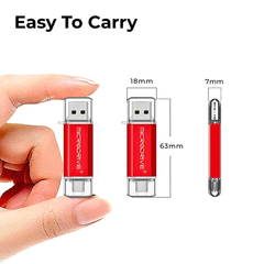 Type C OTG USB Flash Drive 128GB High Speed Pendrive