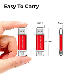 Type-C OTG 2-in-1 USB Flash Drive — 128GB