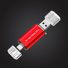 Type-C OTG 2-in-1 USB Flash Drive — 128GB