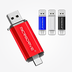 Type-C OTG 2-in-1 USB Flash Drive — 128GB