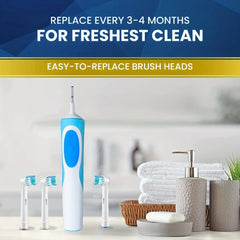 Oral B Braun Compatible Toothbrush Heads – Refill Pack