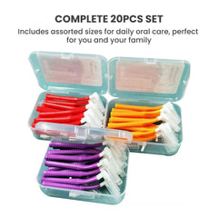 Orthodontic Interdental Toothpicks 20pcs Dental Care Set