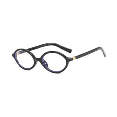 Oval Retro Korean Anti-Blue Light Eyeglasses Women