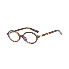 Oval Retro Korean Anti-Blue Light Eyeglasses Women