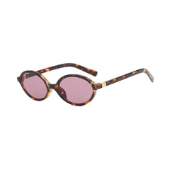 Oval Retro Korean Anti-Blue Light Eyeglasses Women