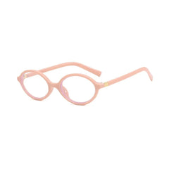 Oval Retro Korean Anti-Blue Light Eyeglasses Women