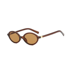 Oval Retro Korean Anti-Blue Light Eyeglasses Women