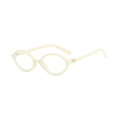 Oval Retro Korean Anti-Blue Light Eyeglasses Women