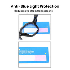 Oversized Retro Anti Blue Light Glasses for unisex