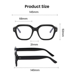 Oversized Retro Anti Blue Light Glasses for unisex