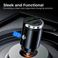 USB-C PD Car Charger Super Fast Charging for All Phones