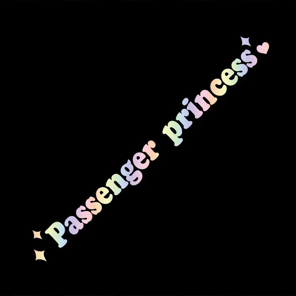 Passenger Princess Car Sticker Cute SUV Mirror Decal