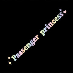 Passenger Princess Car Sticker Cute SUV Mirror Decal