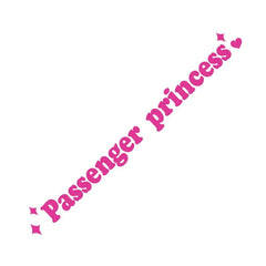 Passenger Princess Car Sticker Cute SUV Mirror Decal