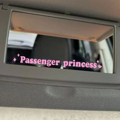 Passenger Princess Car Sticker Cute SUV Mirror Decal