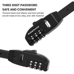 Password Tie Lock for Bike, Scooter, Motorcycle & Helmet