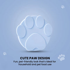 Paw Silicone Can Lid & Spoon — Collapsible Seal